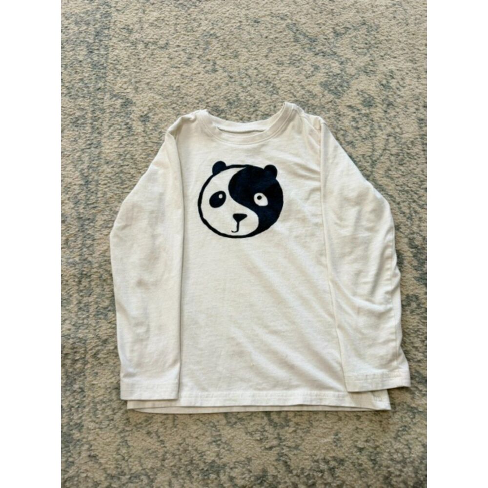 Tea Collection Size 6 Yin Yang Panda Long-Sleeve Graphic Tee